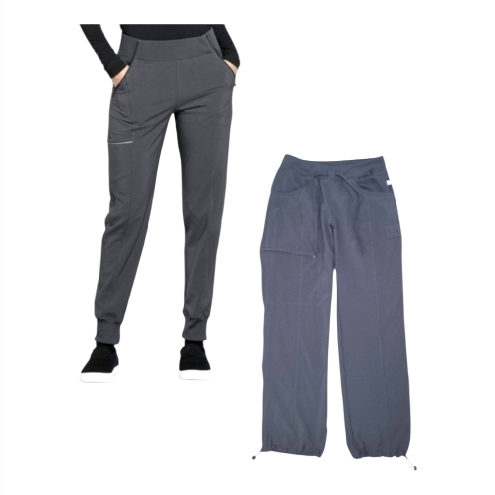 Gray Athleisure Jogger Pants XS Petite Lightweight Drawstring Joggers